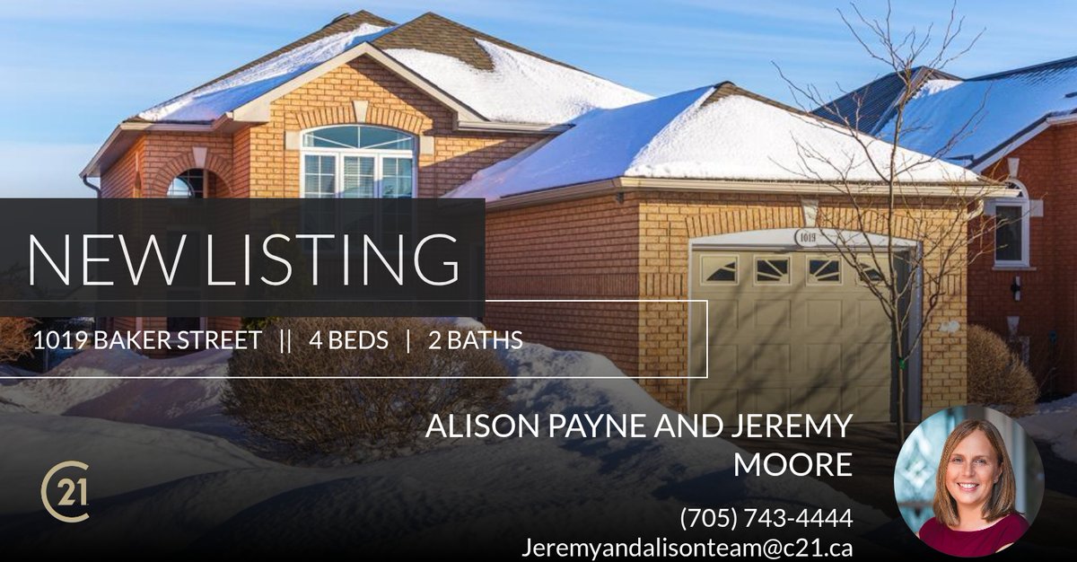 📍 New Listing 📍 Take a look at this fantastic new property that just hit the market located at 1019 Baker Street in Peterborough. Reach out here or at (705) 743-4444 for more information

Alison Payne... homeforsale.at/1019_BAKER_STR…