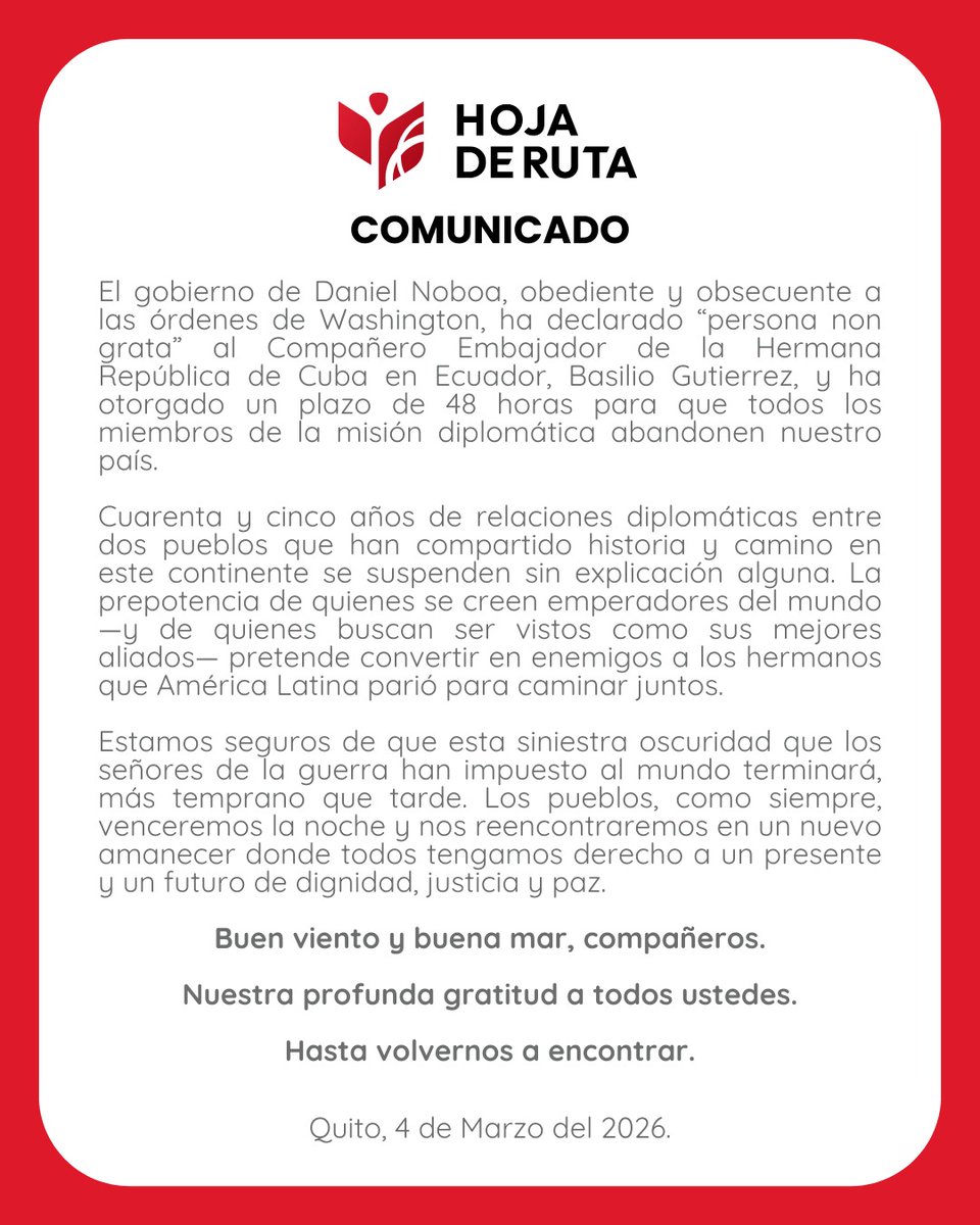 Hoja de Ruta tweet media