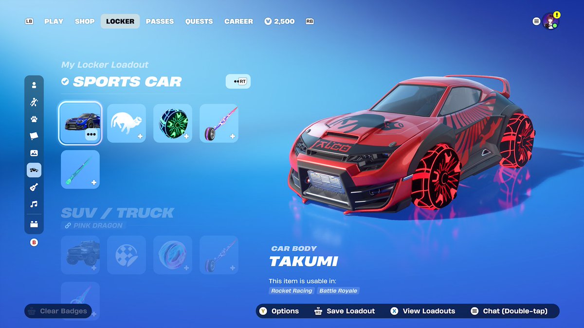 JacobLeake70988's tweet photo. @FortniteStatus I really hope this is the update that actually fixes the vehicle section being broken in all creative maps. None of the DECALS, TRAILS, or BOOSTS work at all. https://t.co/gPcgwfygPr