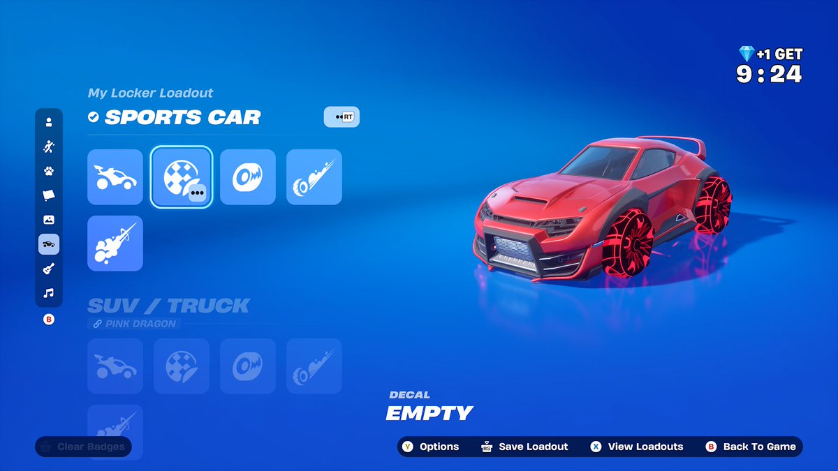 JacobLeake70988's tweet photo. @FortniteStatus I really hope this is the update that actually fixes the vehicle section being broken in all creative maps. None of the DECALS, TRAILS, or BOOSTS work at all. https://t.co/gPcgwfygPr