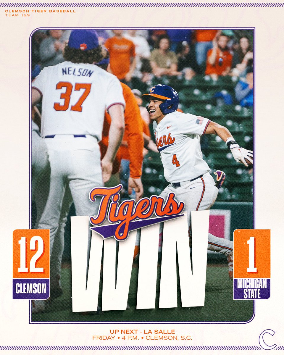 Clemson Baseball tweet media