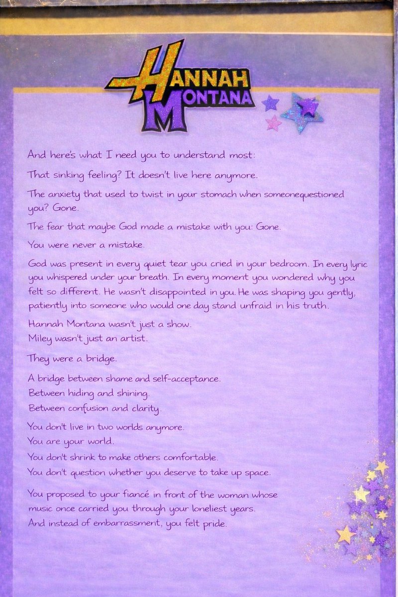 AxiCyrus's tweet photo. A letter to little me 💜💛 https://t.co/dy11Ax07qe