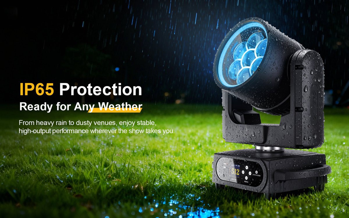 SHEHDS_Stage's tweet image. New Arrival: Waterproof 7x40W Bee Eye Moving Head Light ✨
✅Beam • Wash • Zoom
✅RGBW / RGBL / RGBLAC
✅IP65 waterproof. 
🎉 Launch Special: 12% OFF
🤝 B2B &amp;amp; Wholesale: Discover more pro-gear and business support at shehds.net
#djlight #StageLight #Waterproof