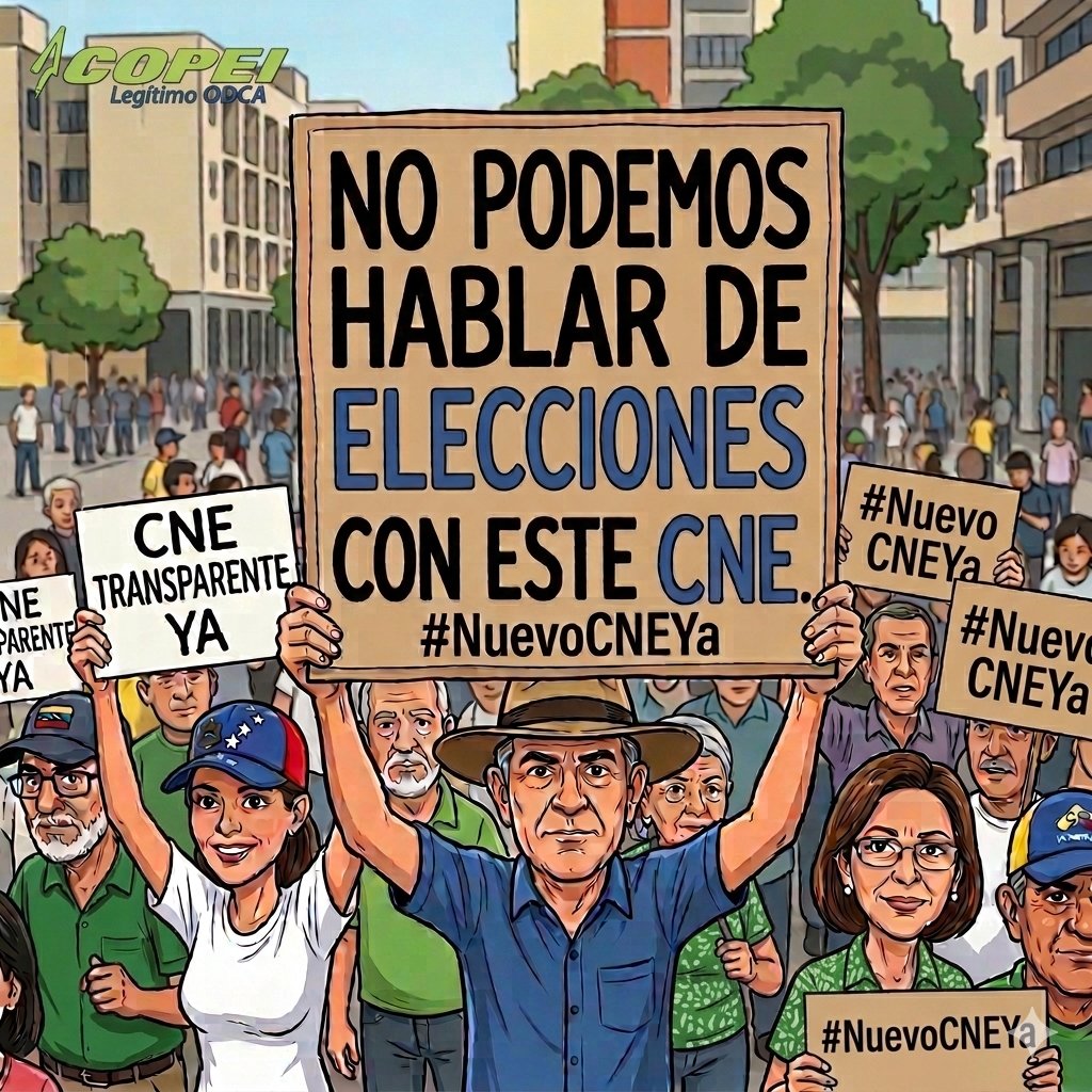Por un futuro con reglas claras! 

Exigimos un organismo electoral transparente y al servicio de los ciudadanos. 📢 !

#NuevoCNEYa