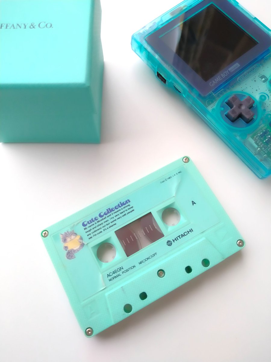 ミントカラーのカセットテープをついにヤフオクでゲト。1983年の日立製