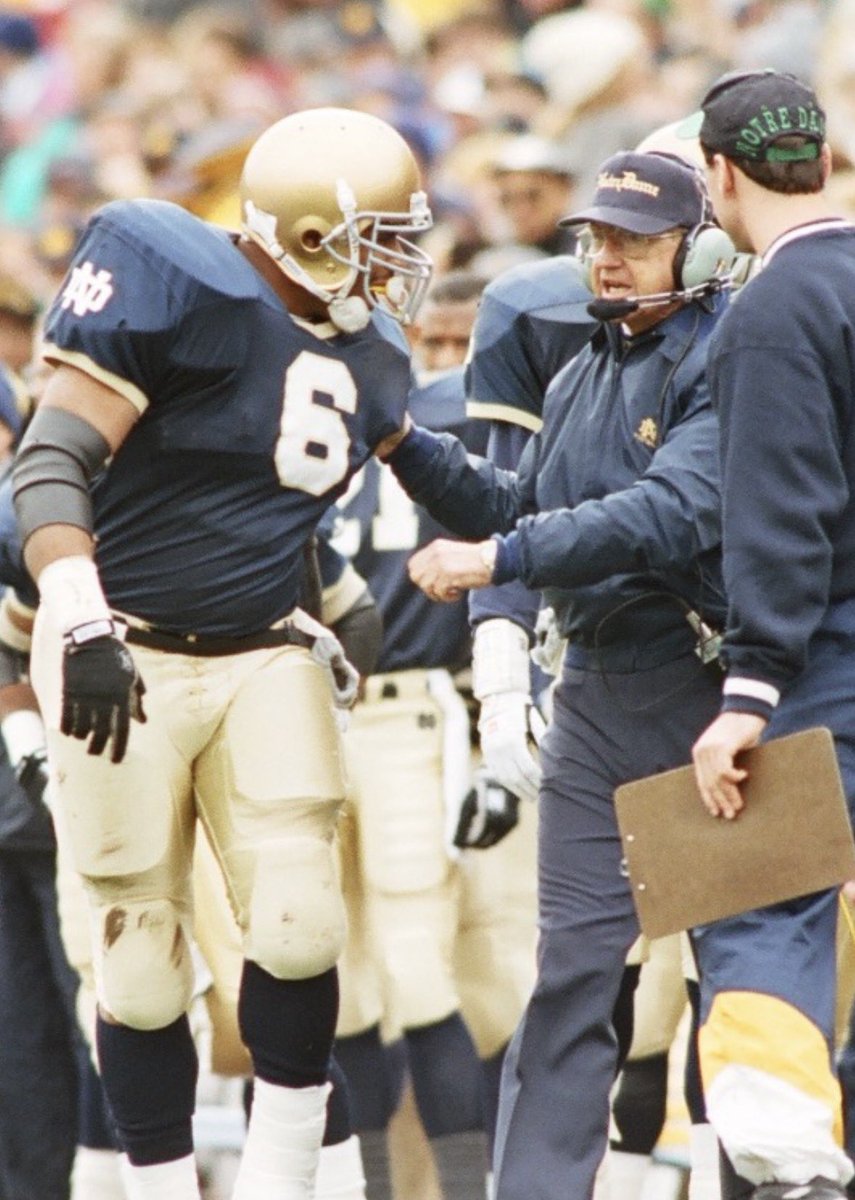 There are moments in life when words just aren’t enough. Losing Coach Holtz is one of those moments.

Coach was so much more than a football coach to me. He was family. I still remember the day he came to my house to recruit me. He didn’t just sit down and talk to me about