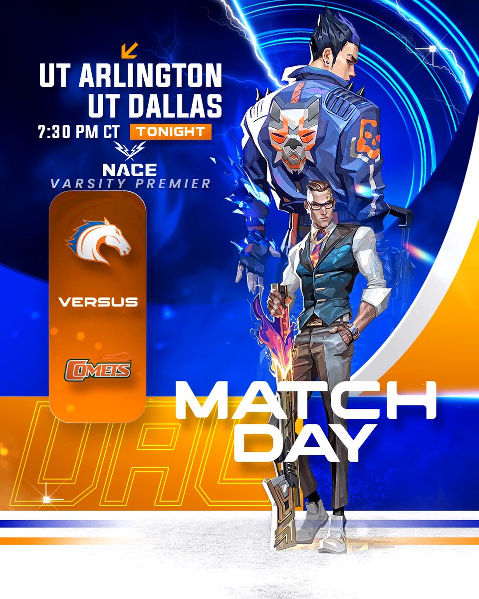 UTAEsports's tweet photo. We are LIVE with VALORANT‼️👀 in the NACE Varsity Premier League

v.s. UTD Comets ☄️ 

Tap in below ⬇️ 🫣

#MavUp 🤙 #UTA_VAL 💣 https://t.co/yfvi4AAiI1