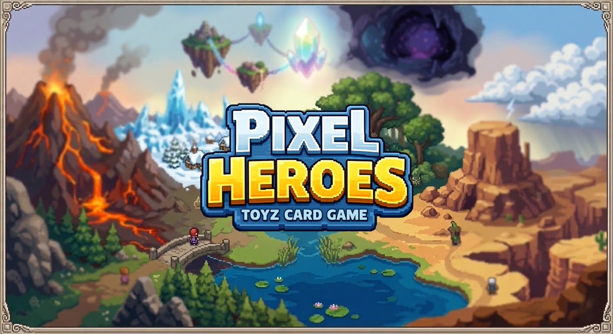 Pixel Heroes Toyz Card Game tweet media