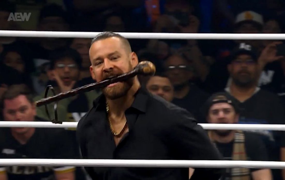 7700saint's tweet image. DAVID FINLAY HAS OFFICIALLY DEBUTED IN ALL ELITE WRESTLING