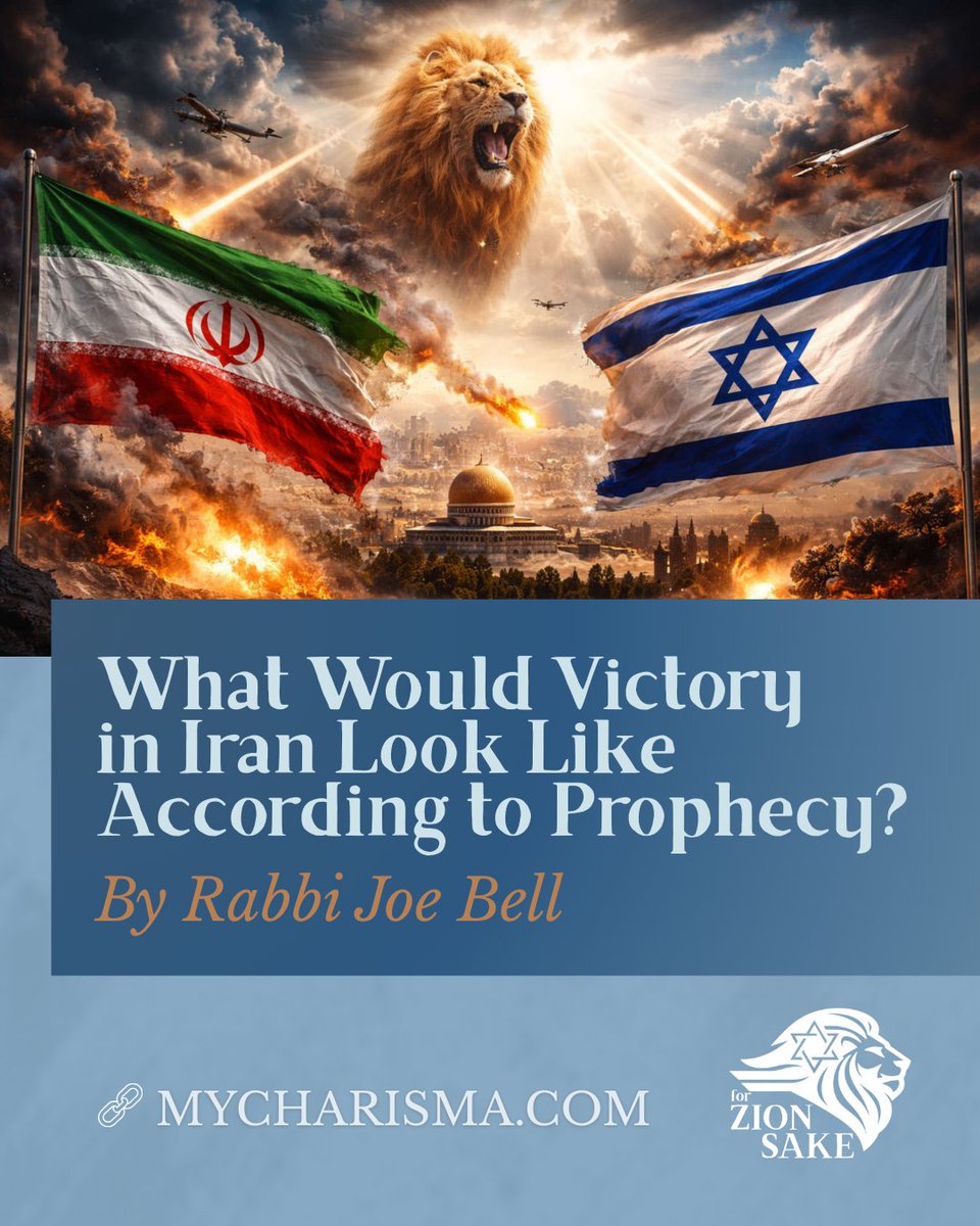 ForZionSakeIntl's tweet photo. Rabbi Joe has a new article out today in Charisma Magazine and we’re excited to share it with you.

He’s been teaching on Iran and Bible prophecy for years, and this article talks about why what we’re seeing right now matters in light of Scripture:
https://t.co/35vNkSb92Y https://t.co/WbLYSAFELS