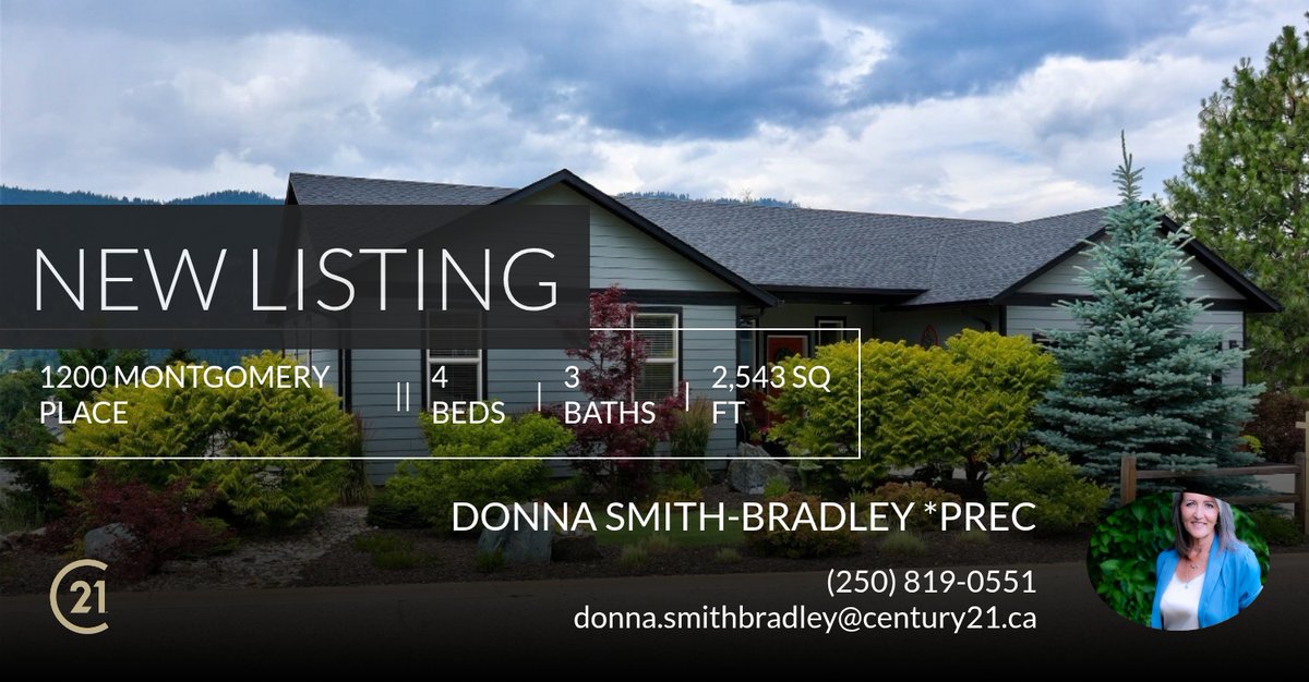 dksbC21's tweet photo. 📍 New Listing 📍 Take a look at this fantastic new property that just hit the market located at 1200 Montgomery Place in Chase. Reach out here or at (250) 819-0551 for more information

Regards,
Donna Smith-Bradley
REALTOR® Member... https://t.co/31PmTWO0An https://t.co/Ha7MMZconJ