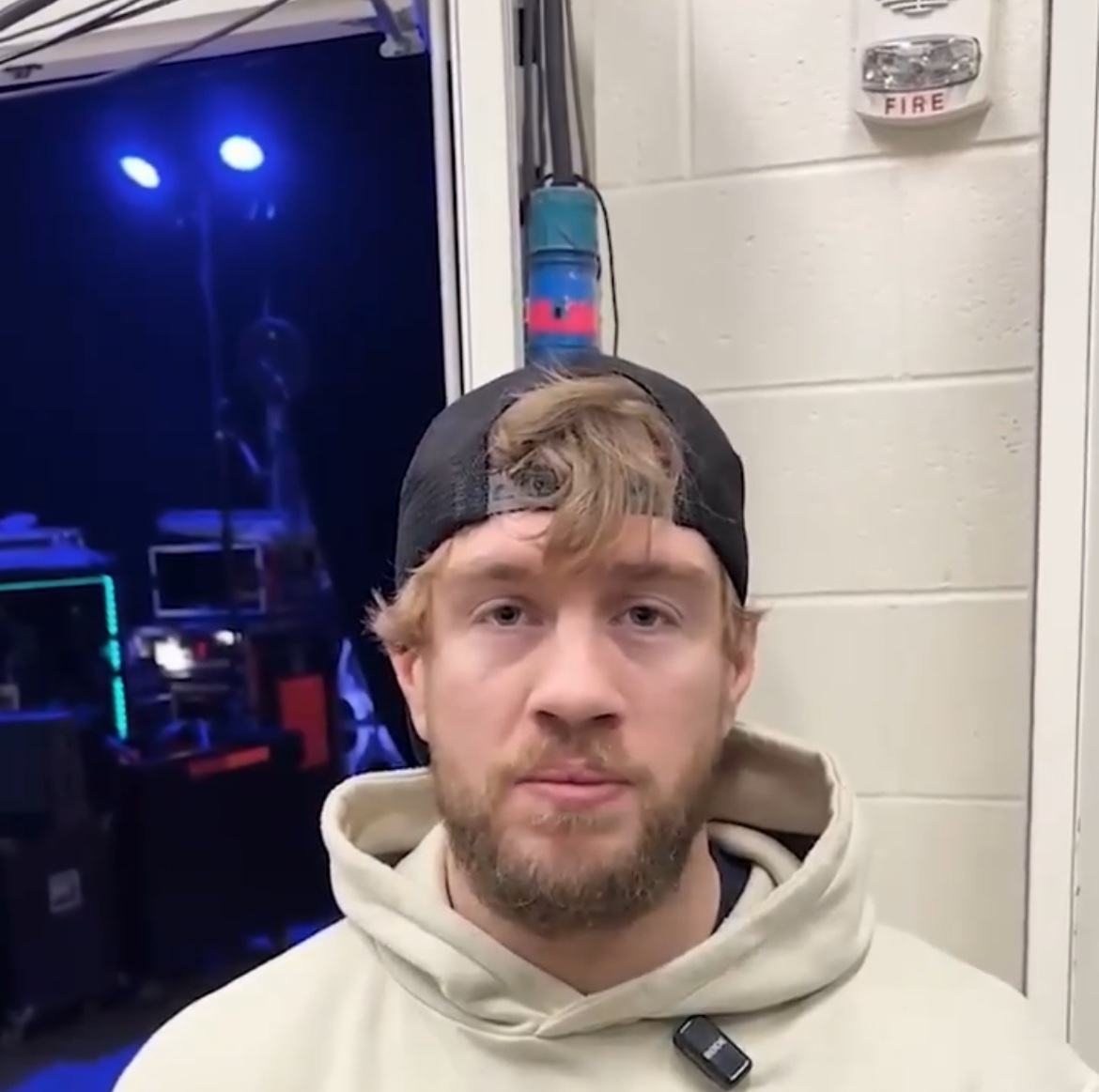 winterweather's tweet image. jay white coming back to work in a few weeks and seeing david finlay backstage