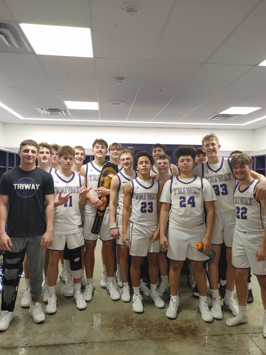StoriedRivals's tweet photo. 🏀 OHSAA D5 District Semifinal 

FINAL
#12 Triway 63
#14 Brooklyn 47

The Titans are onto the district finals! Triway battled multiple Brooklyn comebacks with three players scoring in the double digits. Next up for Triway, the Lue.

@BoysTriway // @TriwayAthletics // @PAC7_Sports https://t.co/4h6BfMF0X5