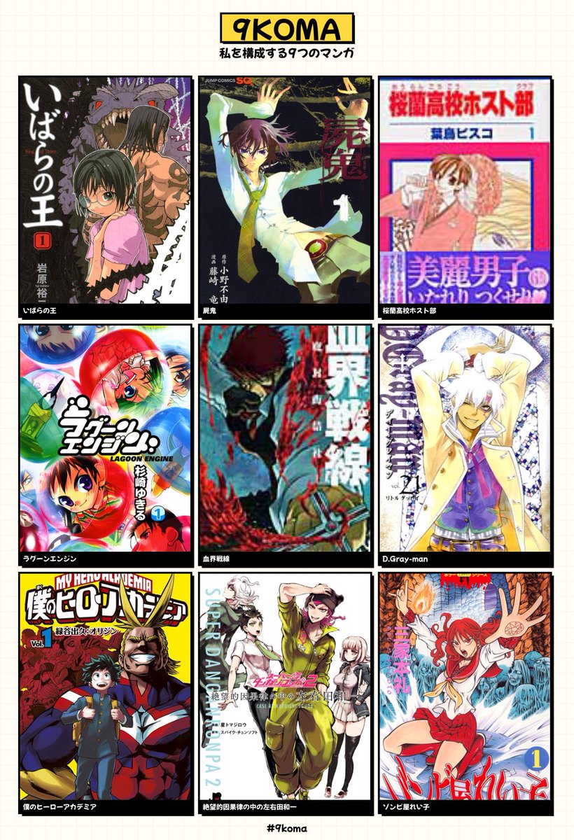 構成漫画これっすね…
追えてない作品の方が多いっすけども