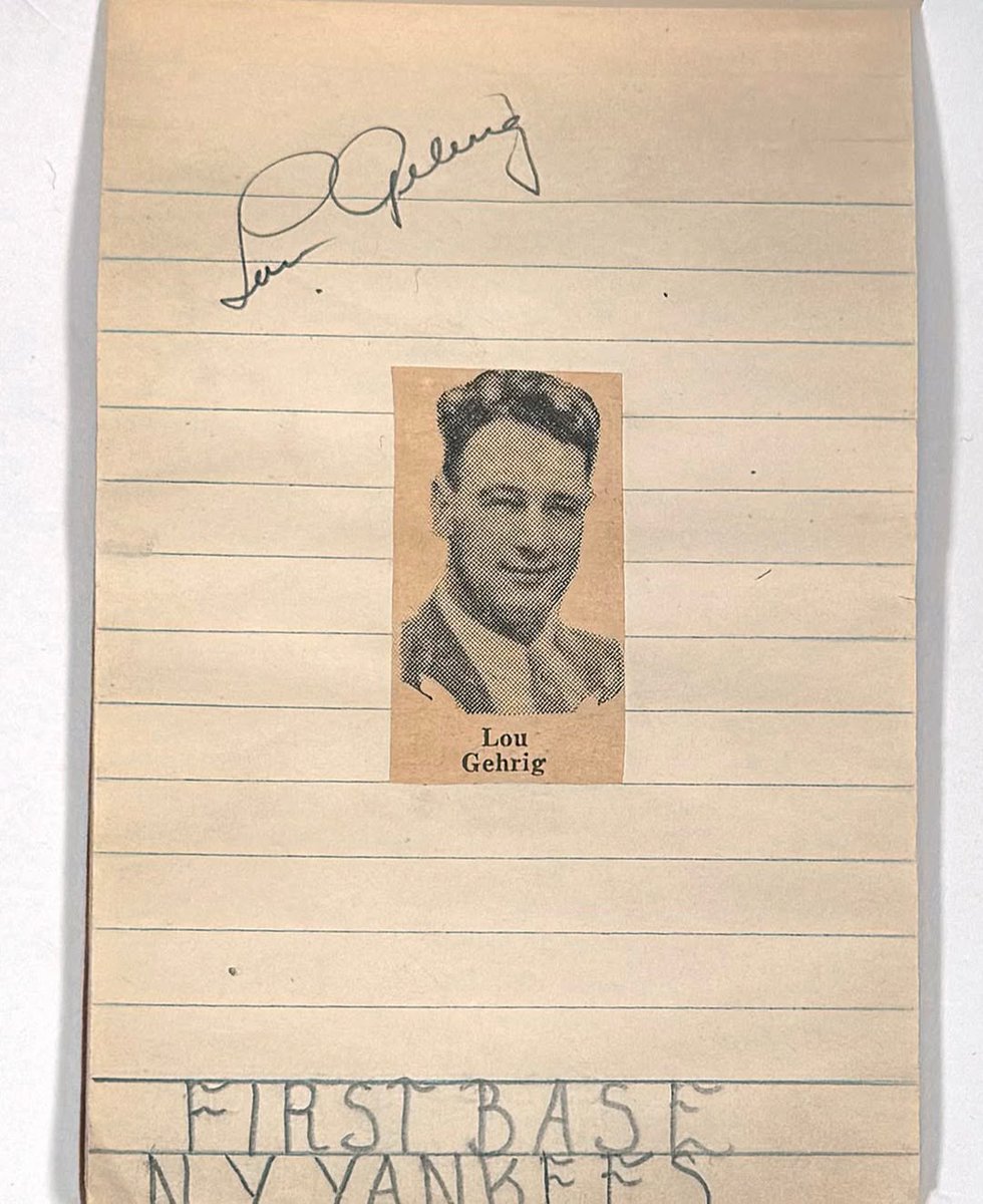 A young fan walked into Yankee Stadium in 1931 with an autograph book ...