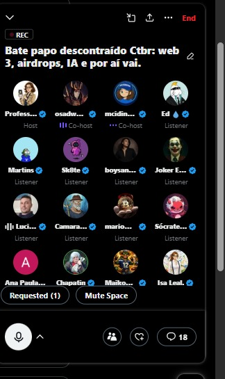 Quero agradecer a todos que assistiram a nossa primeira live! Gratidão!!!! 193 pessoas passaram por lá!

Semana que vem teremos de novo!
Quarta- feira, 19:30h!

Te esperamos lá!
<a href="/mcidinha2013/">mcidinha base.eth</a>  <a href="/osadweb3/">osadweb3</a> 
#ctbrweb3