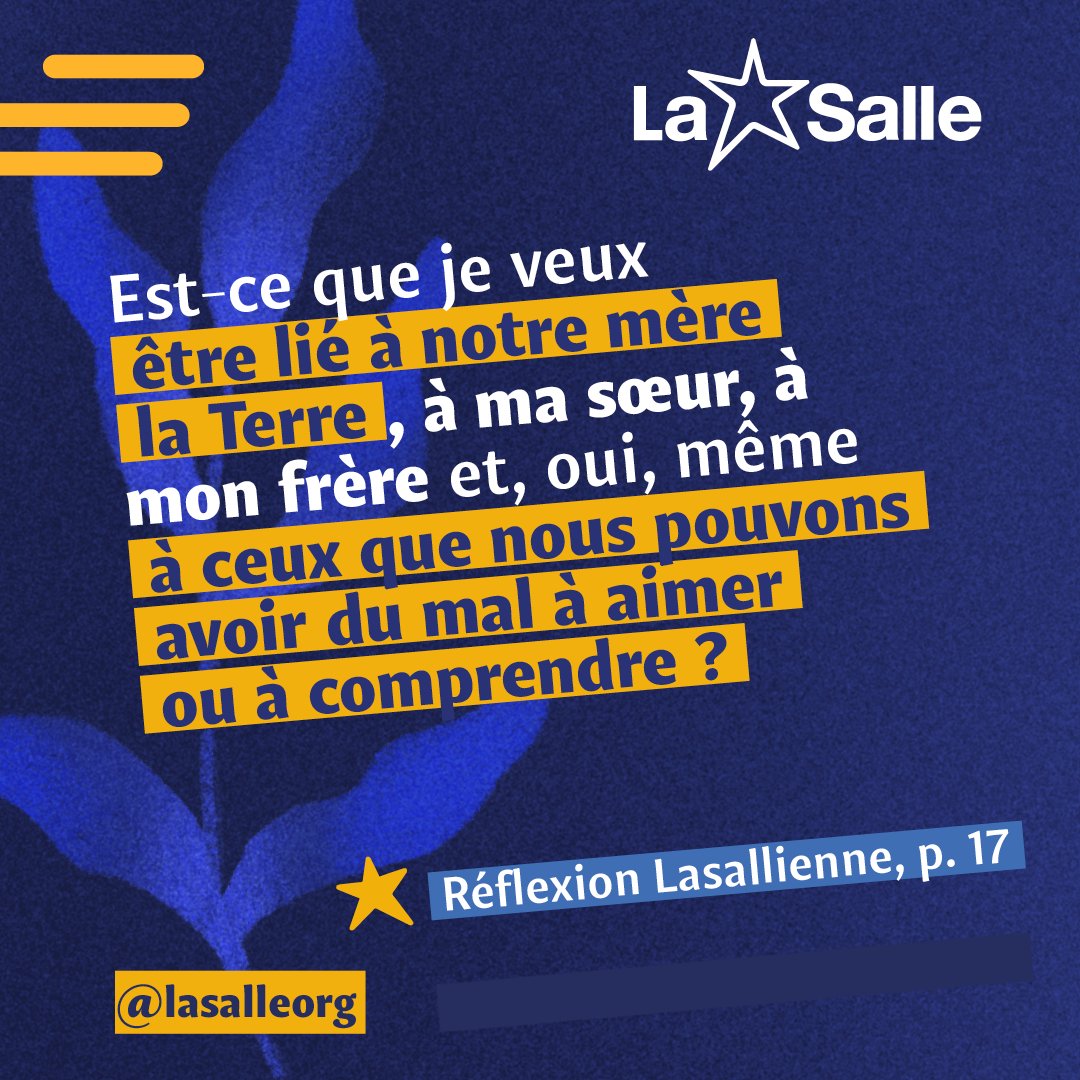 lasalleorg's tweet image. ENG | Lasallian Reflection 11 invites us to be more with less, remembering that this transformation begins in the heart. When we recognize that #AllIsConnected, we can address these challenges. Read Lasallian Reflection 11 at LaSalle.org.

ESP | La Reflexión Lasaliana