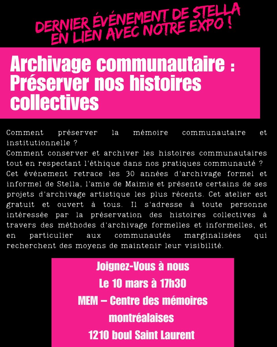 Stella, Montréal tweet media