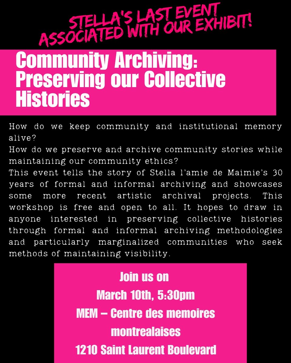 Stella, Montréal tweet media