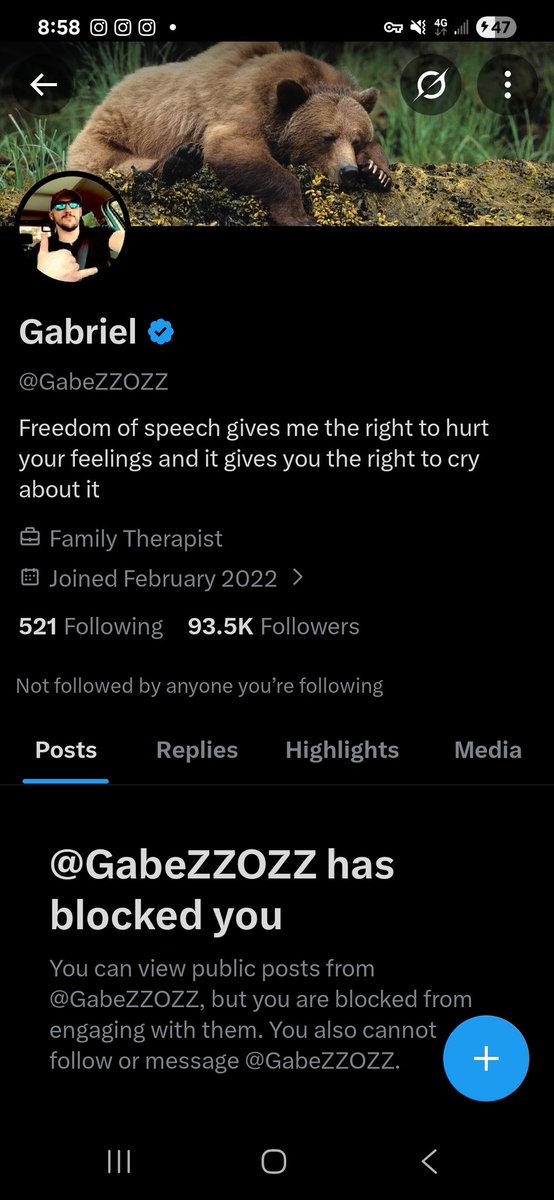 Lmfao who is this and why'd he block me when we've never interacted before?? 🤣