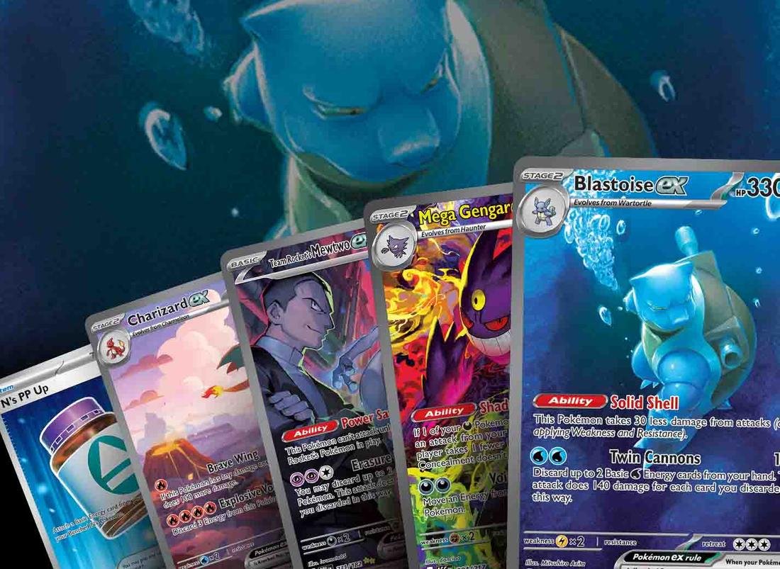 TCGplayer's tweet image. This week's price spikes were driven by nostalgia during Pokémon Day, but can we talk about how SIR Blastoise ex doubled in price in the last month? - tcgplayer.com/content/articl…

🤑 @Chosler
#Blastoise #pokemontcg #pokemoncardgame