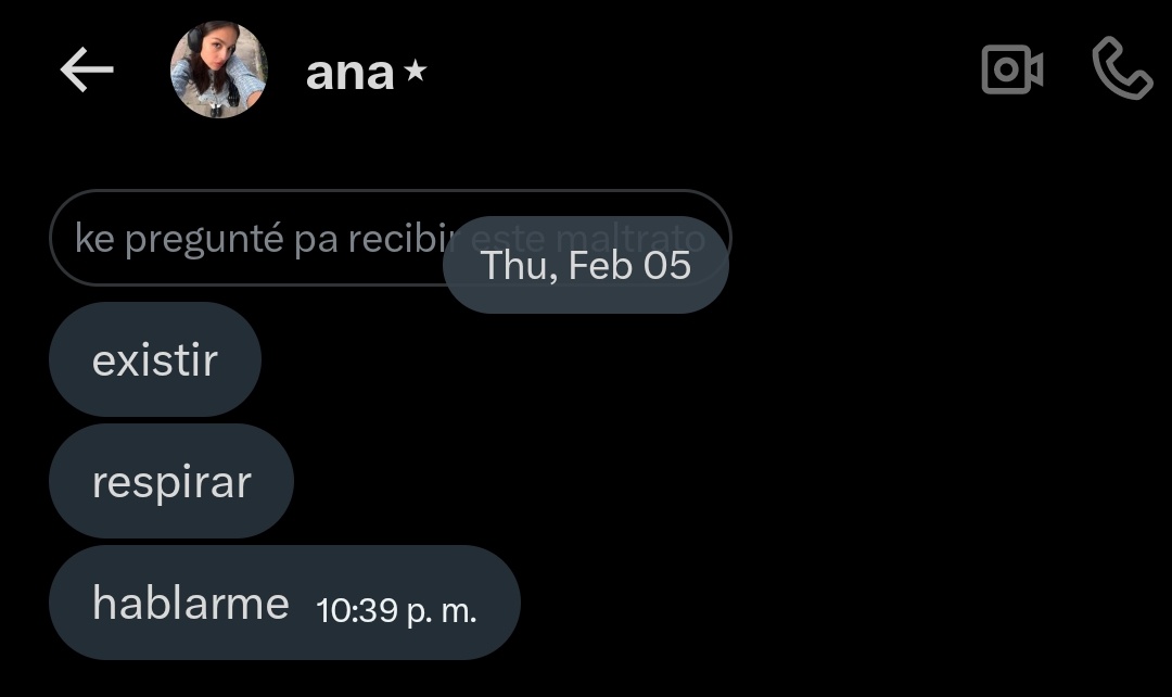 a algunos los chamuyó la ana, pero a mí m tiraba la del hate, agradecida con el de arriba por