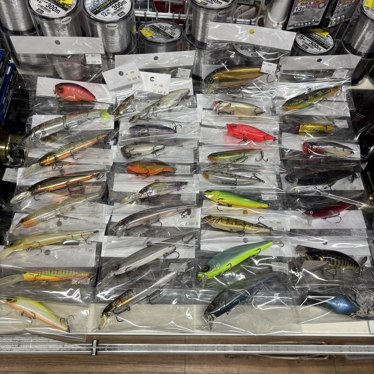 本日も中古ルアー色々入荷してます！#琵琶湖#琵琶湖バス釣り#瀬田川