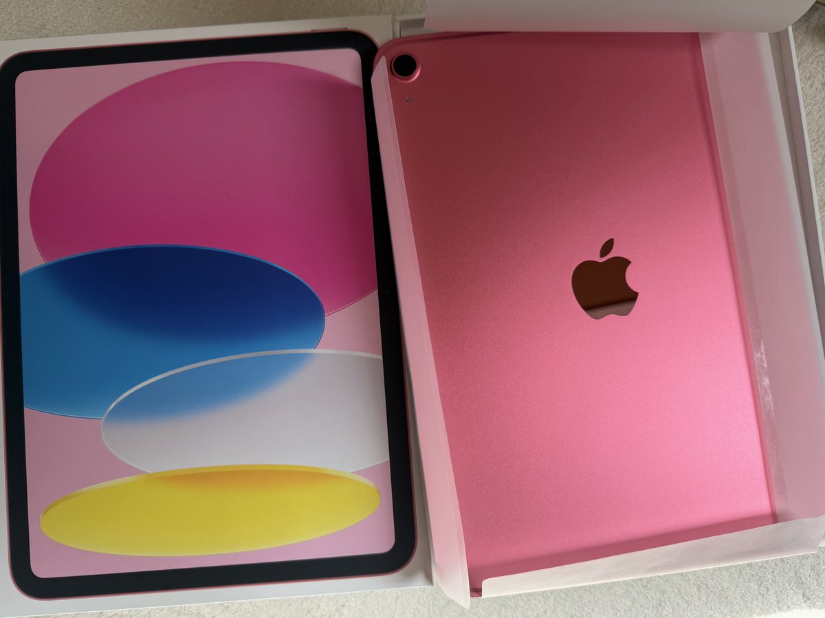 ソフトバンクの 月160円 iPad（A16 / 128GB / ピンク）到着✨ 1〜24回