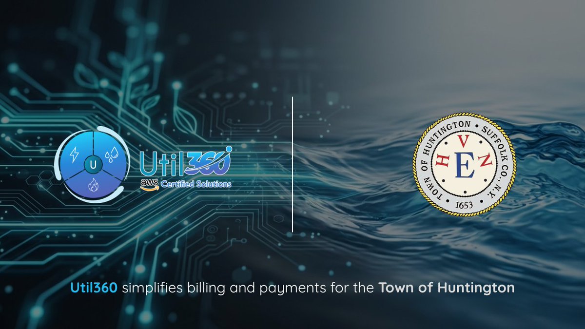 Util3601's tweet photo. Util360’s customer payment portal and utility billing platform has been successfully implemented for the Town of Huntington, supporting a streamlined, secure, and efficient billing and payment experience for residents.

https://t.co/dE7zWcej7C https://t.co/naf3GLjAjL