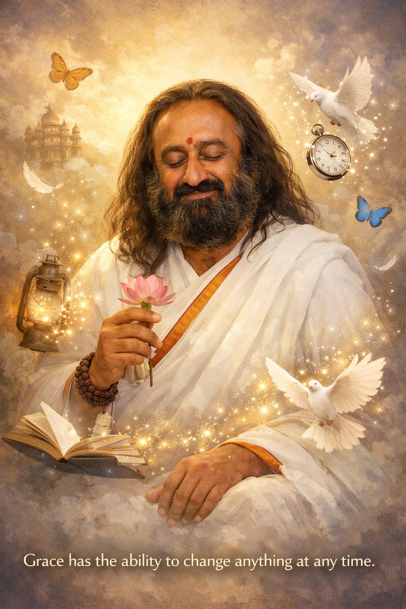 JGDSwamiji's tweet photo. Grace has the ability to change anything at any time.
@Gurudev 🌻🌼 https://t.co/CKdQBwzcLg