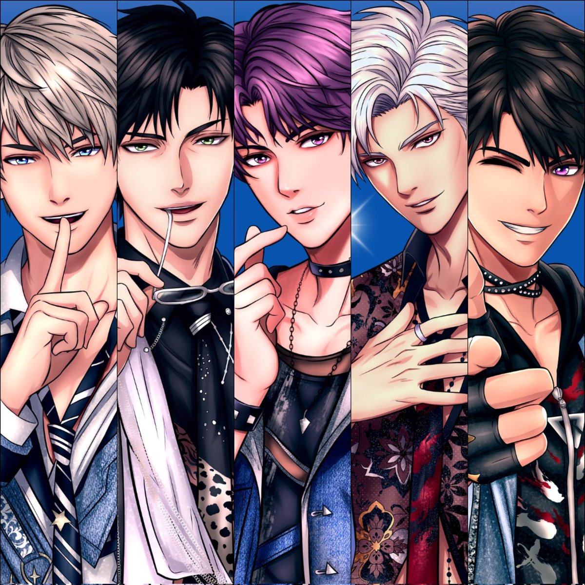 WitchyRev's tweet photo. LADS Idol Versions. I really need to make these into photocards eventually! Figured I'd open my first X post with this though. ✨️

#ladstwt #LADS #LoveandDeepspace https://t.co/xLzczVUSH6