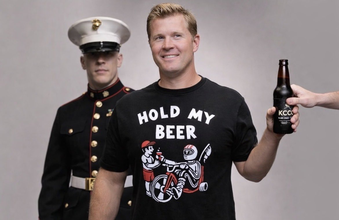 Montana_LP's tweet image. Tim Sheehy after seeing Greg Gianforte bodyslam a journalist