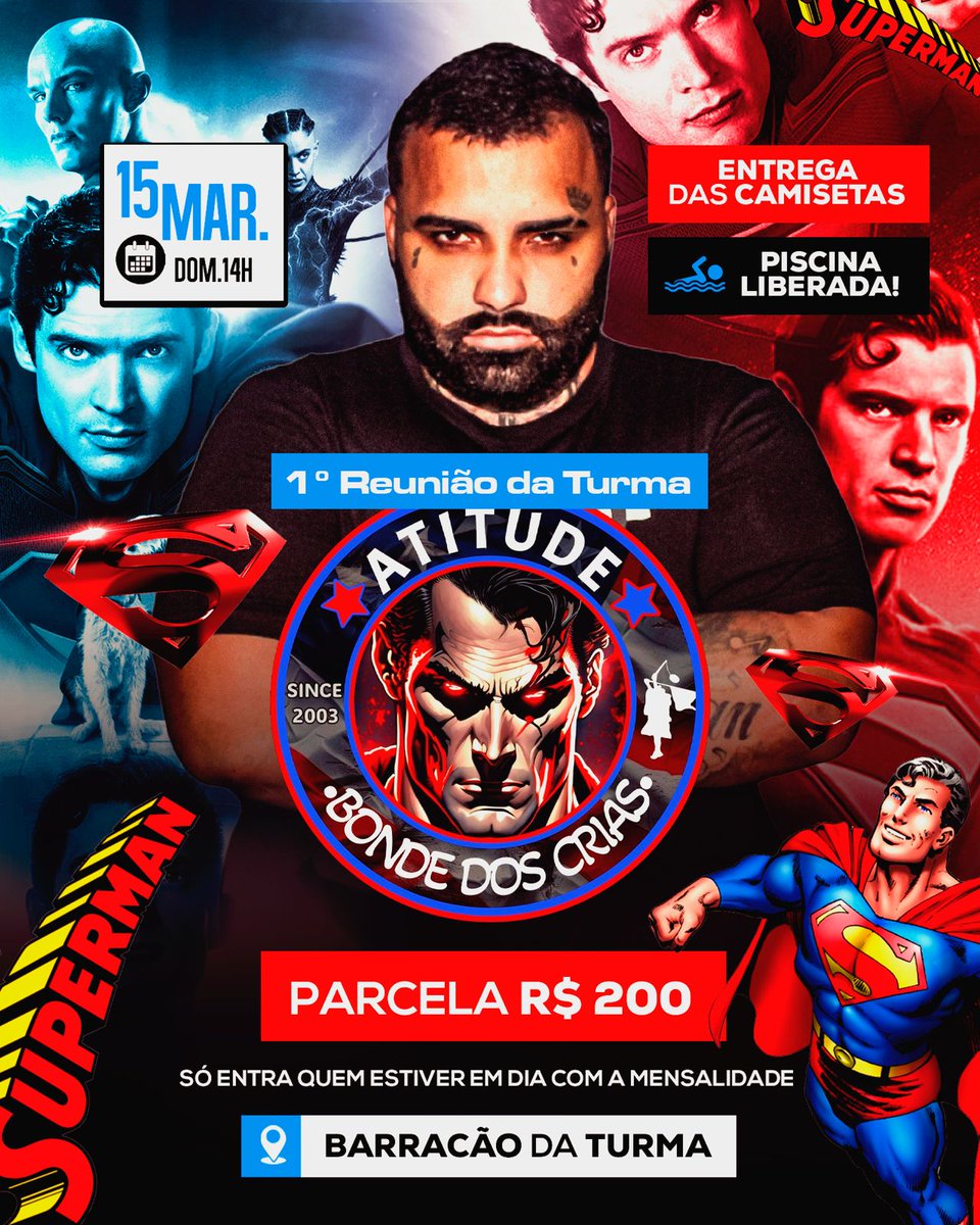 PRIMEIRA REUNIÃO DA NOSSA FAMÍLIA, PARA INÍCIO DA FANTASIA RUMO A 2027 🦸🏼🎉🥳👑