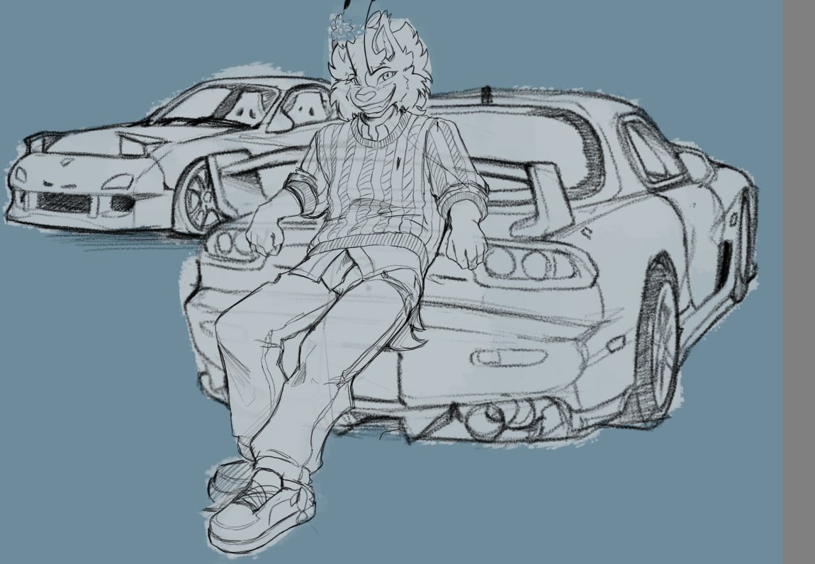 Gab Simmons Car art (commission closed) tweet media
