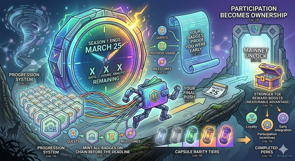 Real Perk Mainnet for LiquiCore is getting close. Season 1 ends March 25 and ...