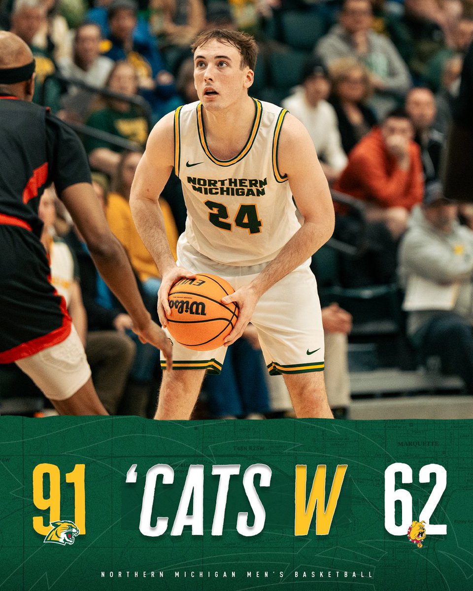 Northern Michigan Men's Basketball tweet media