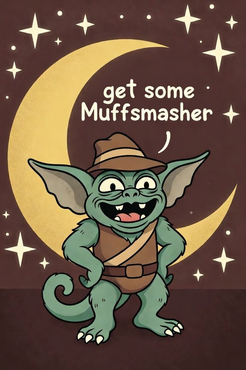 GonzoMinerB4619's tweet photo. #Muffsmasher time. Working on a telegram for Muffsmashers and much more good stuff. #Crypto #Solana   🌙 #gremlins https://t.co/6f2jWZEZ9G