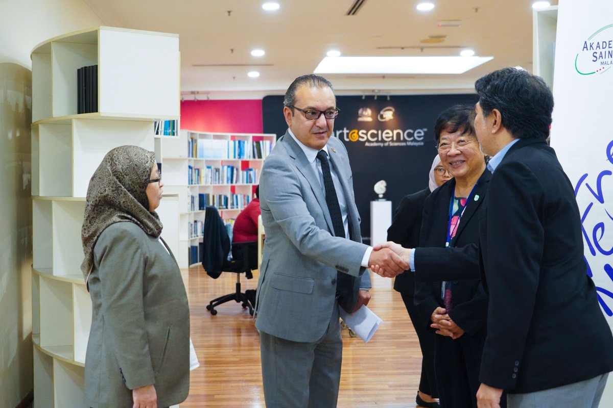 akademisains's tweet photo. On 1 March 2026, ASM received a courtesy visit from the Ambassador of the Hashemite Kingdom of Jordan, during which ASM shared insights into Malaysia’s current STIE landscape and explored potential avenues for future collaboration. https://t.co/wQG0XJv4aN