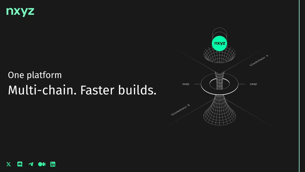 NXYZ_Core's tweet image. Nxyz supports multi-chain, meaning one platform — many blockchains. Saves dev time, speeds up products 🚀
#Multichain #Nxyz