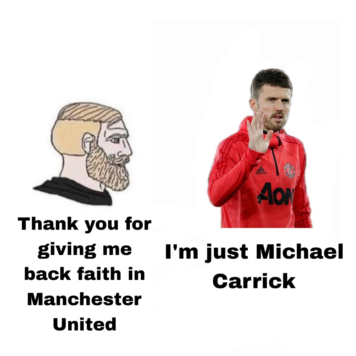 Thanatos_g90's tweet photo. @ManUtd In Carricko we trust!
#MUFC #Believe #AlwaysARedDevil https://t.co/zf6y1mo8Bm