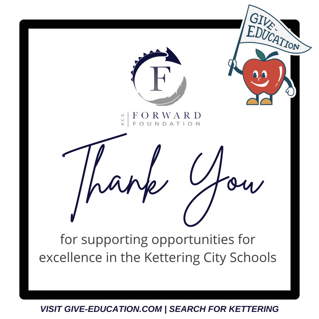 Kettering City Schools Forward Foundation tweet media