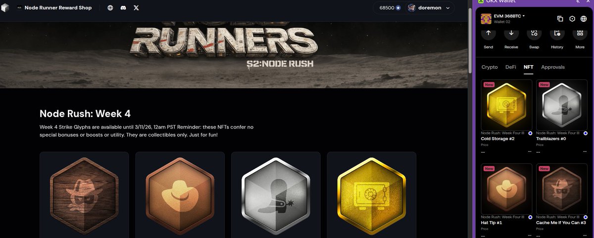 Just minted

quest.nexus.xyz/noderunners

#nexusUSDX