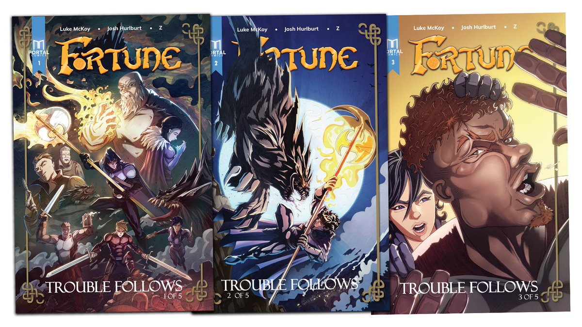 LukeMckoy's tweet photo. If you're a fan of Skullkickers or Rat Queens, you'll enjoy Fortune. There’s a day left on the campaign, and any pledges at this point will help bring Issue #3 to life!
https://t.co/rpGUK7qfLG

“It’s absolutely worth checking out.”
Michael Nimmo, 3 Million Years
#indiecomics https://t.co/GXEJN1f1CS