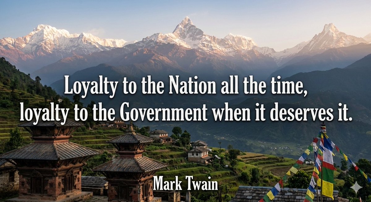 indra_pkr's tweet photo. As Nepal heads to the polls, remember that our first duty is to the country we love. Use your voice to shape a government that deserves your loyalty. 

#NepalVotes #Election2026 #nepalnews #GenZNepal #NepalElection2082 #NepalPolitics https://t.co/y5nJYXgY9G