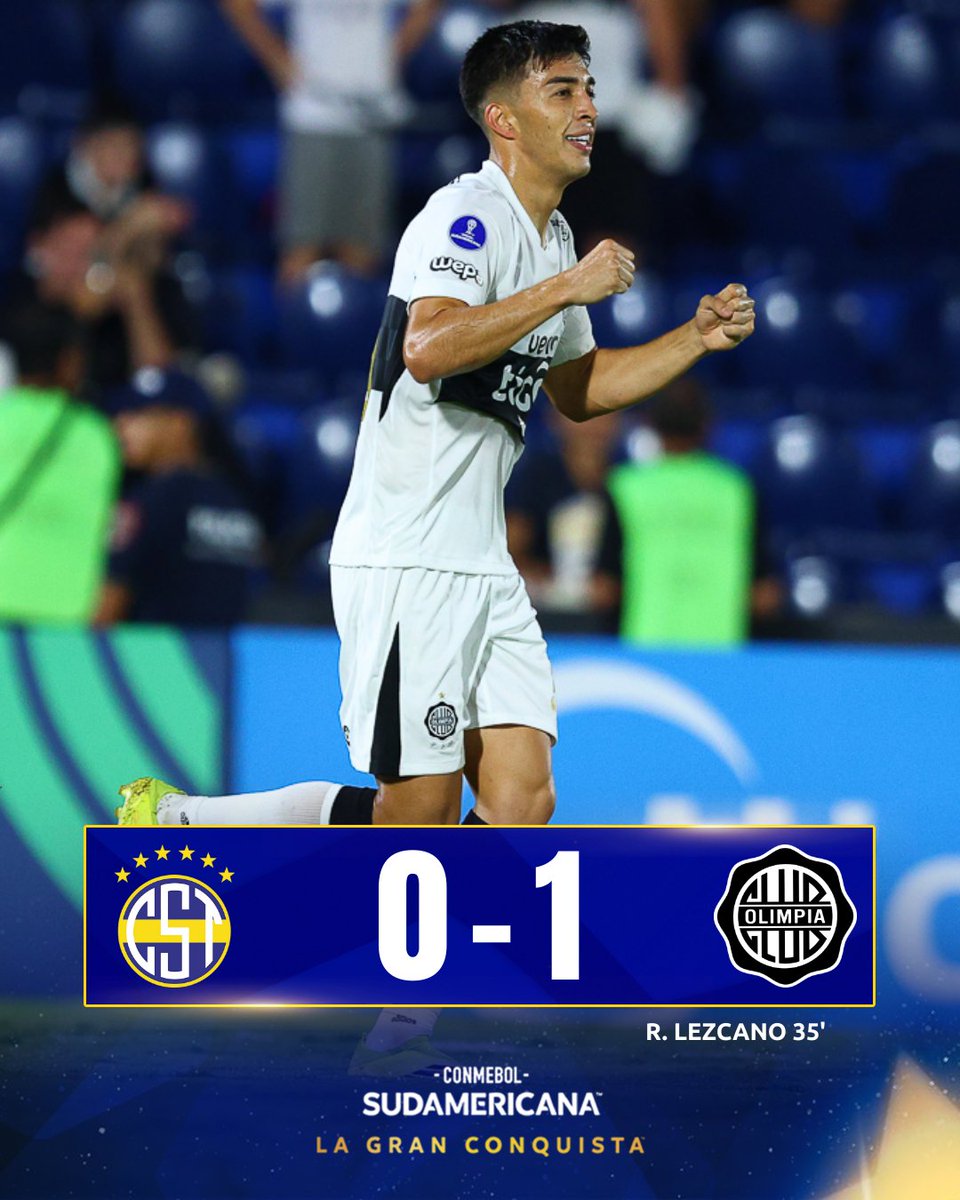 Sudamericana's tweet photo. ¡Gran victoria de @elClubOlimpia en Fase Preliminar!

CONMEBOL #Sudamericana | #LaGranConquista 🏆 https://t.co/ryOjIRt3Ue