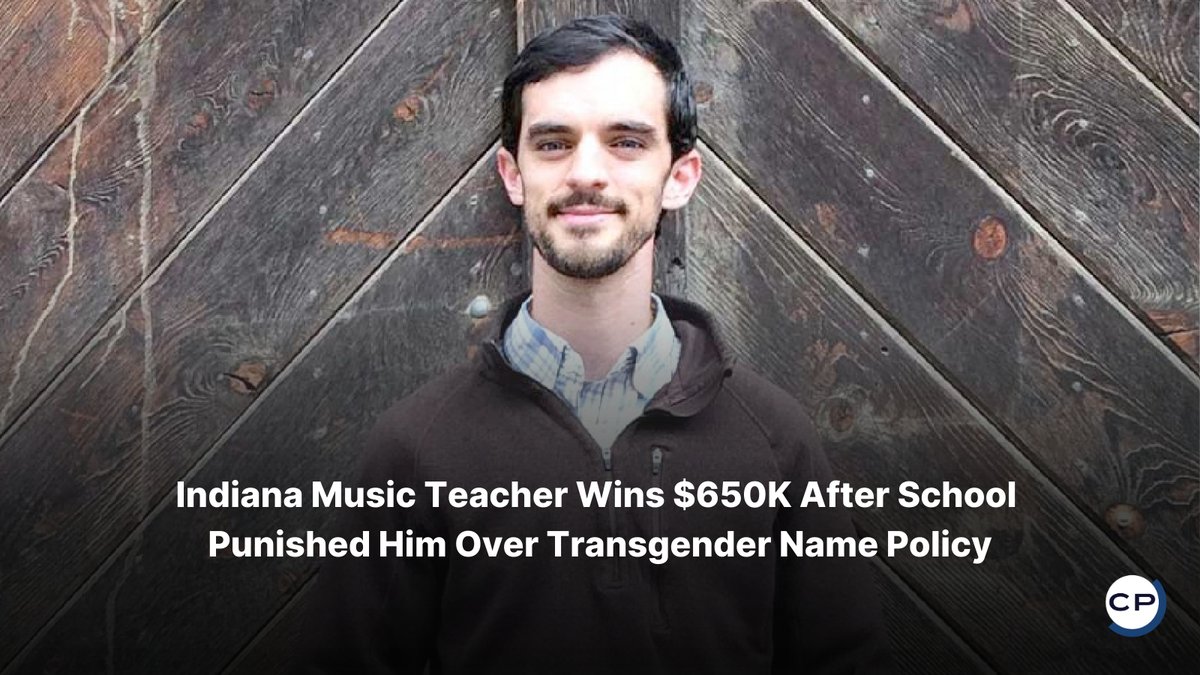 ChristianPost's tweet photo. An Indiana music teacher fired over a trans name policy just won $650K. Victory for religious freedom—or dangerous precedent?
#ReligiousFreedom #TransPolicy #Indiana #Education #ChristianNews
🔗 https://t.co/xSsMDwFHuw https://t.co/AIiWtmu3uq