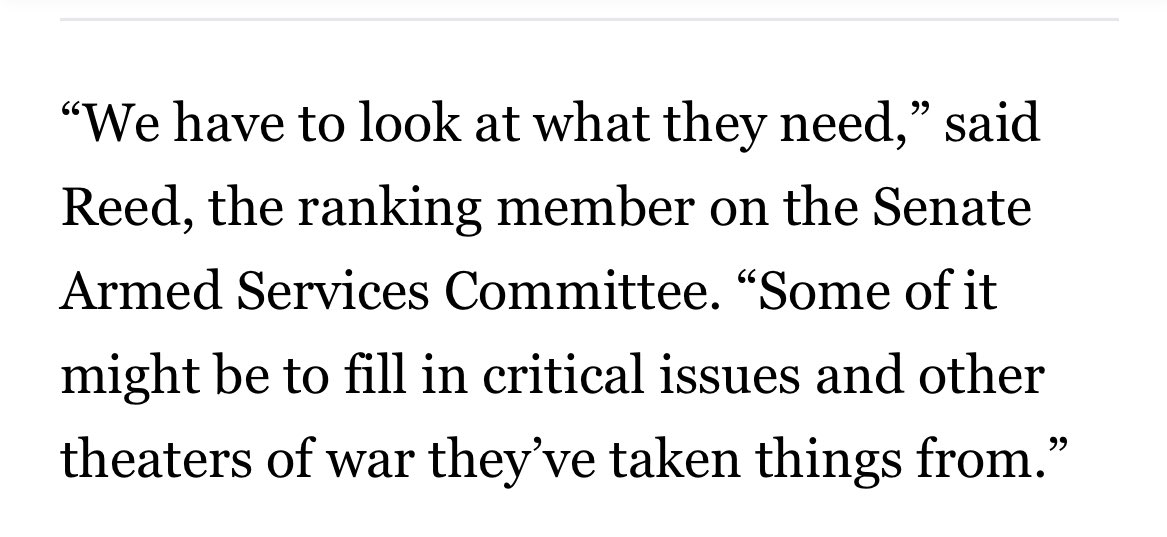 Sickening. We must end the political career of any Democrat who votes to give Trump additional military funding while he’s waging a war of aggression against Iran. My senator <a href="/SenJackReed/">Senator Jack Reed</a> will be going against the wishes of the vast majority of Rhode Islanders who say no to war!