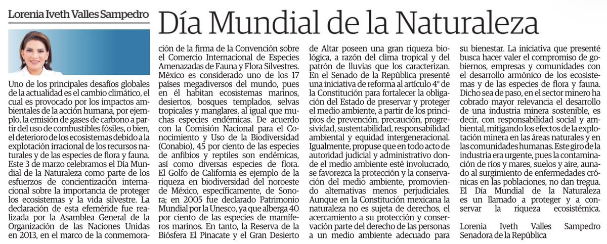 También les invito a leer mi columna dedicada al “Día Mundial de la Naturaleza”,  vía <a href="/TribunaSonora/">Tribuna Sonora</a> 🌎🍃🌳

tribuna.com.mx/opinion/2026/3…