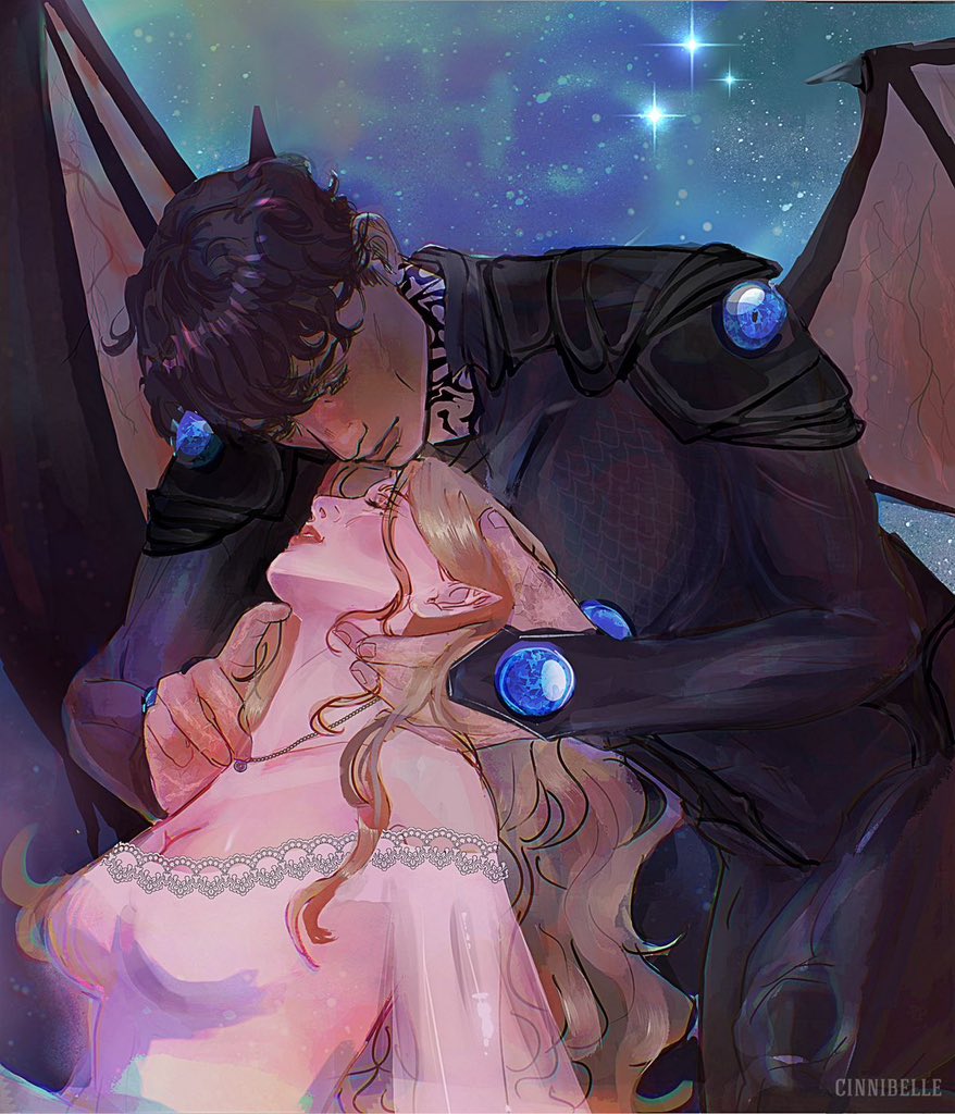 lizcoras's tweet photo. “I want to explore the concept of free will”
Rhys early on the series acknowledges that mating bonds isn’t always chosen right and can cause great hurt for the mates
“you are basically married to this guy who was involved in your treason” 

ELRIEL LIVES https://t.co/4t075zeKs8