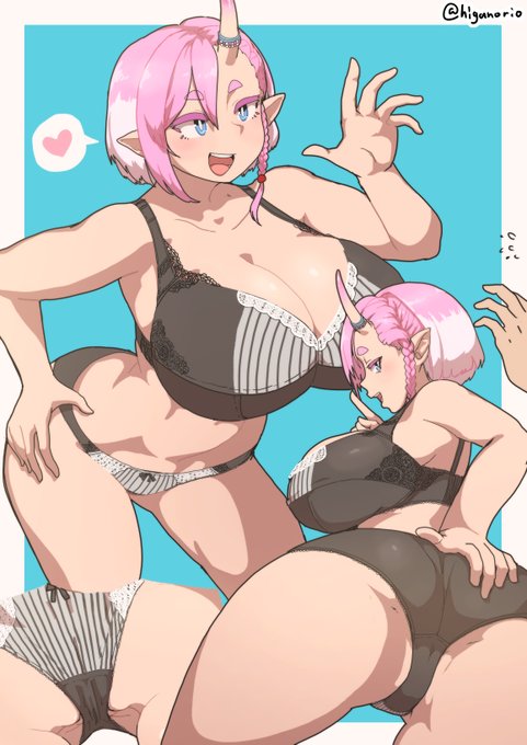 すけべのご依頼で描かせてもらいまんた
依頼者さんちの子の鬼娘の鈴さんです
高身長ギャルはいいぞシンイチ…鬼っ娘ならなおさらだ(*˘ω˘*) 